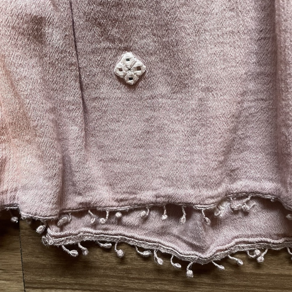 American Eagle Outfitters Off the Shoulder Womens Pink Top - Size M - Picture 6 of 7